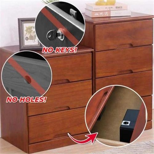 Smart Electronic Cabinet Lock Invisible Diy Hidden Wooden Ic Tag Sensor Drawer Lock Induction Power Wardrobe