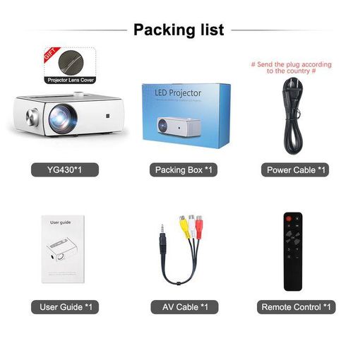 Full HD WiFi Android Smart Phone Projector Projector 1920 X 1080P LED Video Home Cinema 3D Beamer