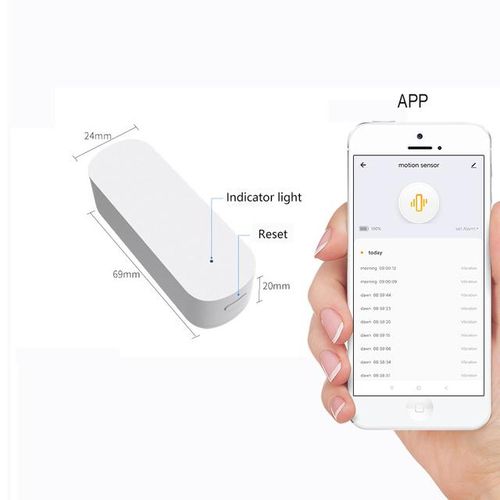 Tuya Zigbee Small Smart Sensor Motion Sensor Detection Alarm Smart Home Connection Tuya Gateway Use