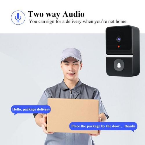Wireless Doorbell Wifi Outdoor Hd Camera Security Door Bell Night Vision Video Voice Change For Home Door Phone
