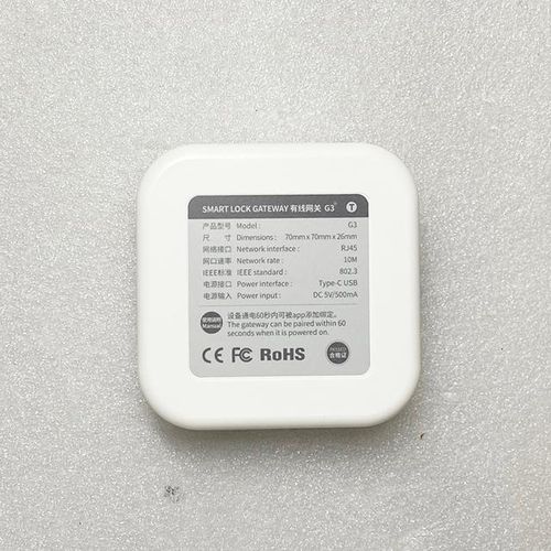 Ttlock G3 Bluetooth To Wifi Gateway Wifi Hub For Ttlock Door Lock Wifi Remote Control Rj45 Port To Router