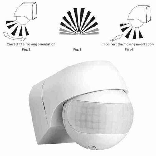 New 1pcs Motion Sensor 110v~230v Motion Automatic 180 Degree Switch Outdoor Sensor Timer Rotati C8a7