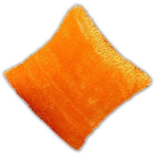 2 Plush Sofa Waist Pillow Cushion Case - Orange