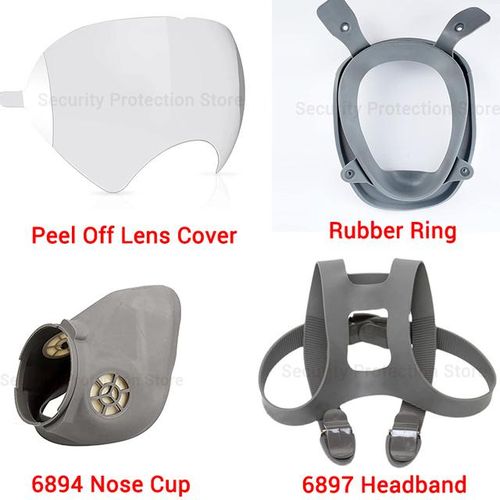 Rubber Ring/6897 Headband/6894 Nose Cup For 3m 6800 37004 Gas/dust Full Face Chemical Respirator