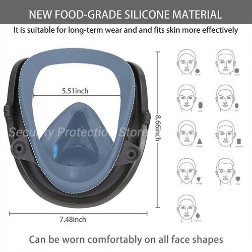 Rubber Ring/6897 Headband/6894 Nose Cup For 3m 6800 37004 Gas/dust Full Face Chemical Respirator