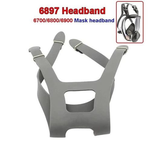 Rubber Ring/6897 Headband/6894 Nose Cup For 3m 6800 37004 Gas/dust Full Face Chemical Respirator