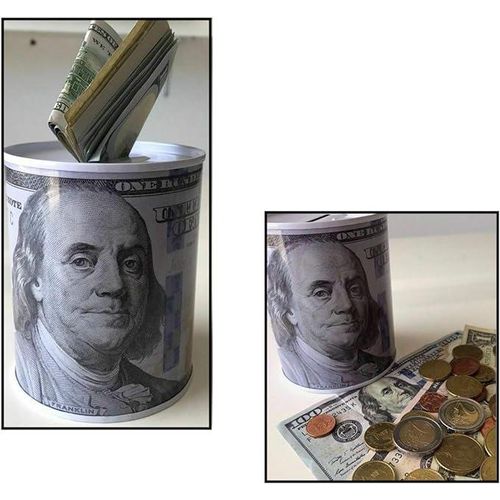 Piggy Bank Box Money Saving Pot Coin Box White