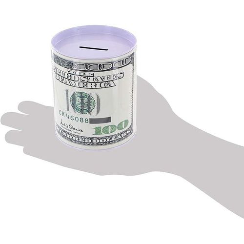 Piggy Bank Box Money Saving Pot Coin Box White