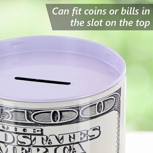 Piggy Bank Box Money Saving Pot Coin Box White