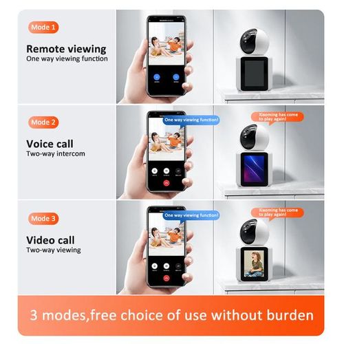 Video Surveillance 1080p Network Camera Call Display Screen Anti-Theft Mobile Detection Security Recorder Ip Camera