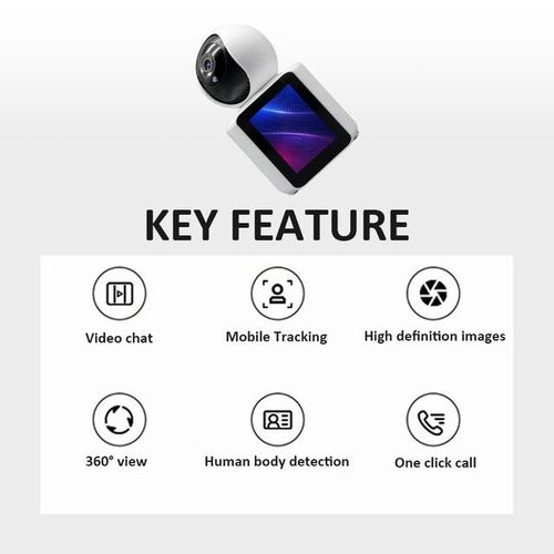 Video Surveillance 1080p Network Camera Call Display Screen Anti-Theft Mobile Detection Security Recorder Ip Camera