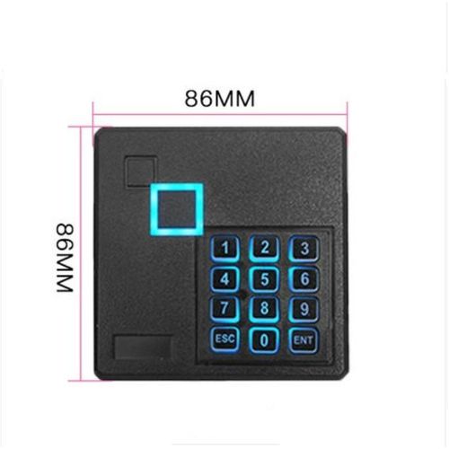 Wg26/34 125khz / Ic 13.56mhz Reader Keypad Wiegand Access Control Reader Color Black Waterproof