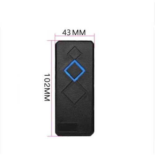 Wg26/34 125khz / Ic 13.56mhz Reader Keypad Wiegand Access Control Reader Color Black Waterproof