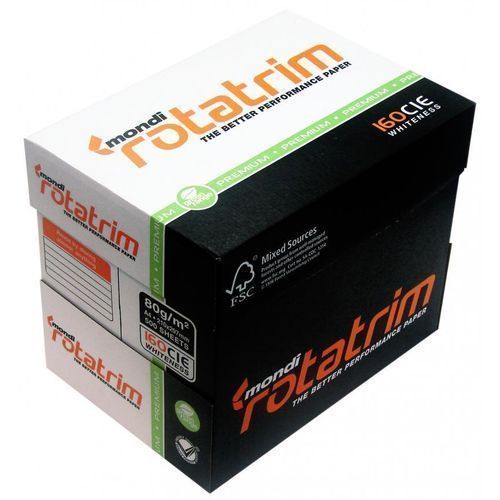 Mondi Rotatrim, Copy Paper, 80g, 5 Reams Per Carton 500 Sheets