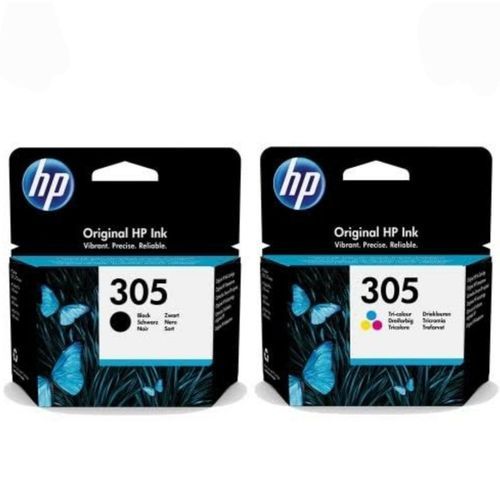 Hp A Pair Of Original HP 305 Ink Cartridges-Tri Colour & Black