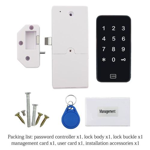 Sary Smart Drawer Cabinet Door Lock Induction Electric Control Lock File Cabinet Electric Lock Household Wardrobe Lock