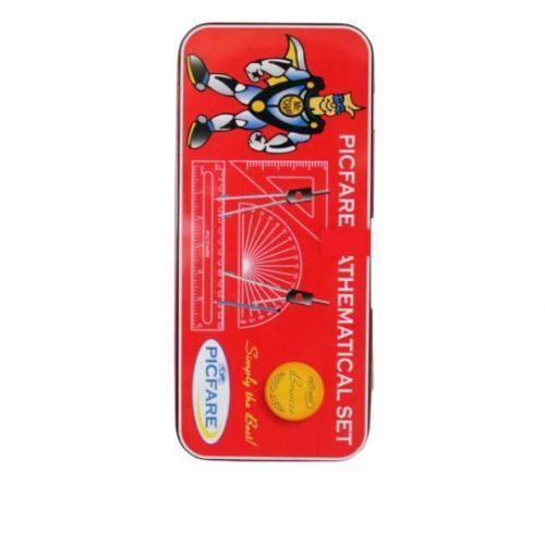 Picfare Mathematical Geometry Set - Red