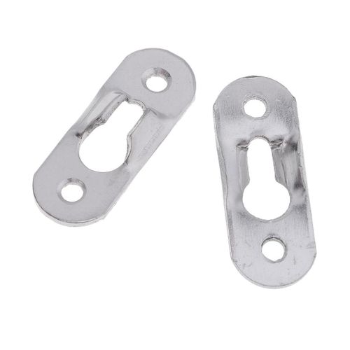 100 Pieces Sliver Heavy Duty Keyhole Hanging Picture
