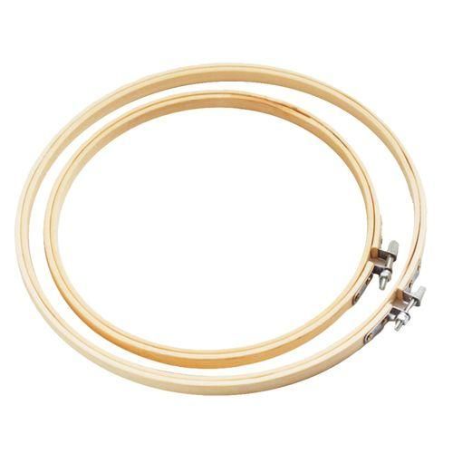 2Pcsset Bamboo Hand Embroidery Stitch Hoop Frames 4 Inch,
