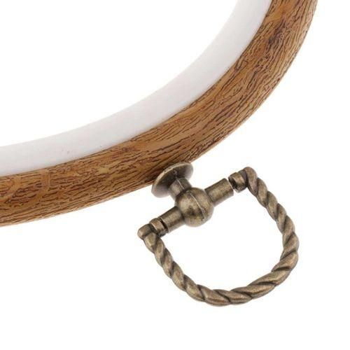 Resin Oval Embroidery Hoop For Cross Stitch Needlework Display 22x29cm