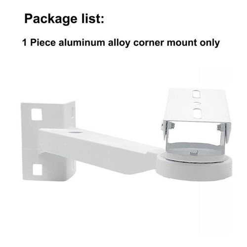 Vertical Wall Corner Mount Right Angle Multifunctional Adapter Plate High Speed Ptz Dome Surveillance Security Camera Bracket
