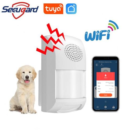 Wifi Tuya Motion Sensor 25kg Pet Immune Detectors Alarm Smart Life App Push Message Compatible Alexa Google