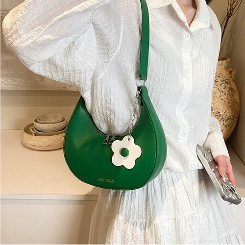 General Women's Casual Shoulder Bag-green