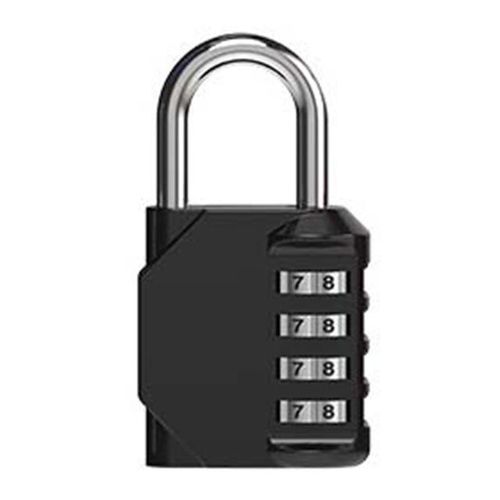 Mini Padlock 4 Dial Digits Combination Lock Outdoor Travel Security Lock For Luggage Suitcase Gym Cabinet Security Protection