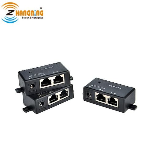 Single Port Gigabit Poe Injector Wall Mount Network 1 Port Patch Panel For Access Point Routerboard