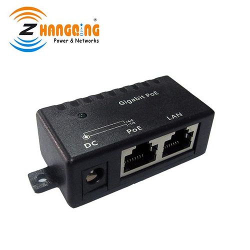 Single Port Gigabit Poe Injector Wall Mount Network 1 Port Patch Panel For Access Point Routerboard