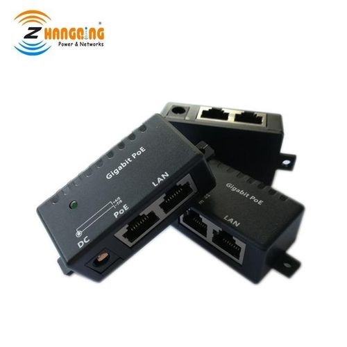 Single Port Gigabit Poe Injector Wall Mount Network 1 Port Patch Panel For Access Point Routerboard