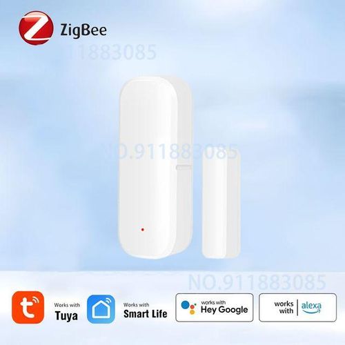 Wifi Zigbee Door Window Sensor Tuya Garage Door Detectors Works With Alexa Google Home Alexa Voice Smart Life App Remote Alarm