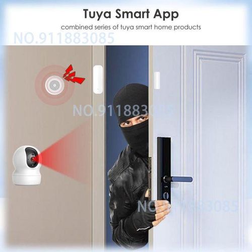Wifi Zigbee Door Window Sensor Tuya Garage Door Detectors Works With Alexa Google Home Alexa Voice Smart Life App Remote Alarm