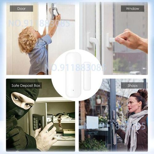 Wifi Zigbee Door Window Sensor Tuya Garage Door Detectors Works With Alexa Google Home Alexa Voice Smart Life App Remote Alarm