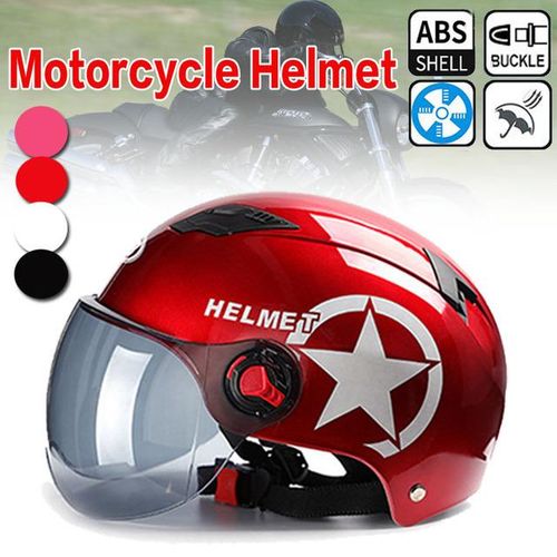Scooter Bike Open Face Half Baseball Cap Anti- Safety Hard Hat Motocross Helmet Safety Motorcycle Helmet Multiple Color