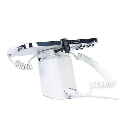 Mobile Phone Burglar Alarm System Display Stand Cellphone Security Anti Theft Holder With Clamp For Phone Shop