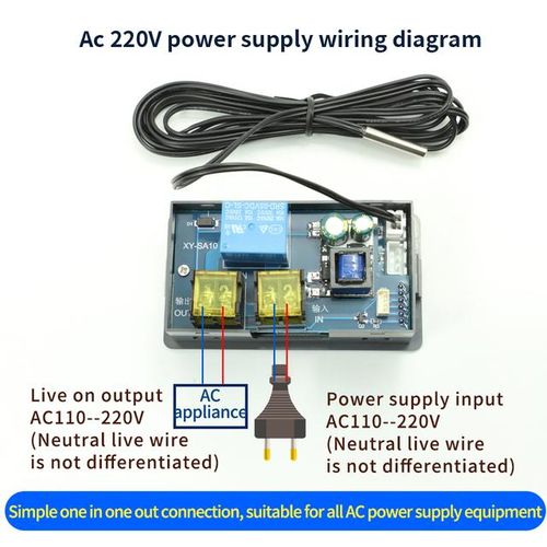 Sa30 Sa10 Wifi Remote Control Thermostat 6-30v 110-220v Digital Temperature Controller Module App Temperature Collection Alarm