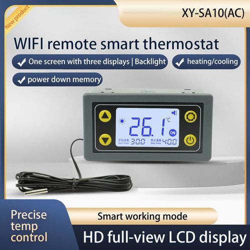 Sa30 Sa10 Wifi Remote Control Thermostat 6-30v 110-220v Digital Temperature Controller Module App Temperature Collection Alarm