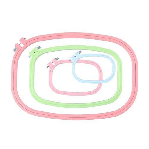 Plastic Embroidery Hoop Set CrossStitch Sewing Frame Loop DIY Sewing