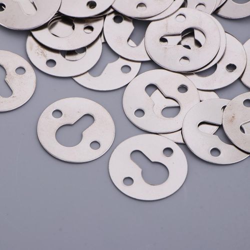 100x Round Metal Shelf Brackets With Screws For Hanging
