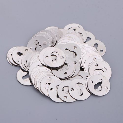 100x Round Metal Shelf Brackets With Screws For Hanging