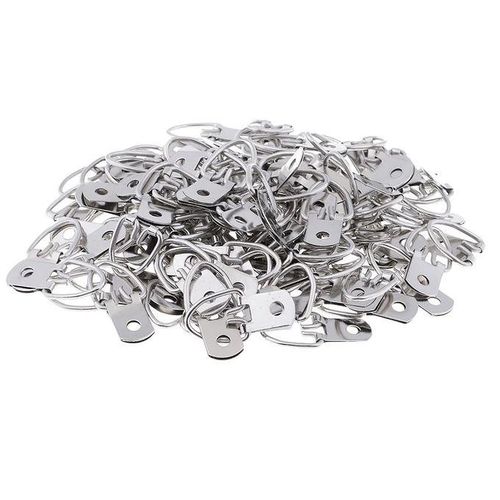 100 Pcs Single Hole Mounting Mini Hanger Hook 1.25