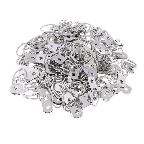 100 Pcs Single Hole Mounting Mini Hanger Hook 1.25