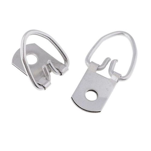 100 Pcs Single Hole Mounting Mini Hanger Hook 1.25