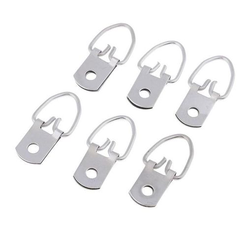 100 Pcs Single Hole Mounting Mini Hanger Hook 1.25