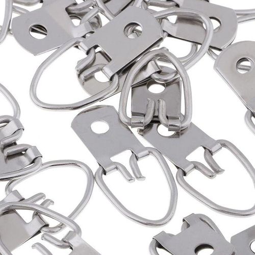 100 Pcs Single Hole Mounting Mini Hanger Hook 1.25