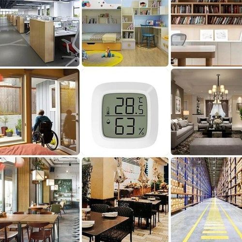 Mini Lcd Digital Hygrometer Indoor Room Temperature And Humidity Meter Sensor Meter Home