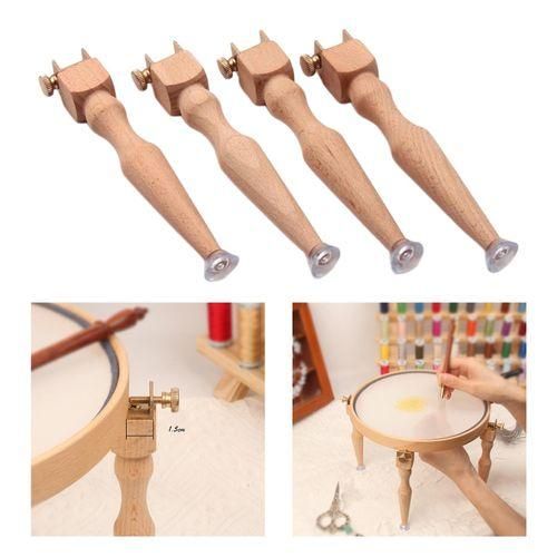 Cross Stitch Frame Tabletop Floor Stand Embroidery Sewing Hoop Legs NO5111