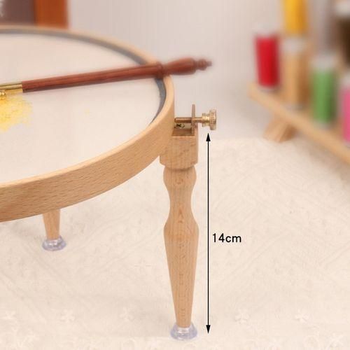 Cross Stitch Frame Tabletop Floor Stand Embroidery Sewing Hoop Legs NO5111