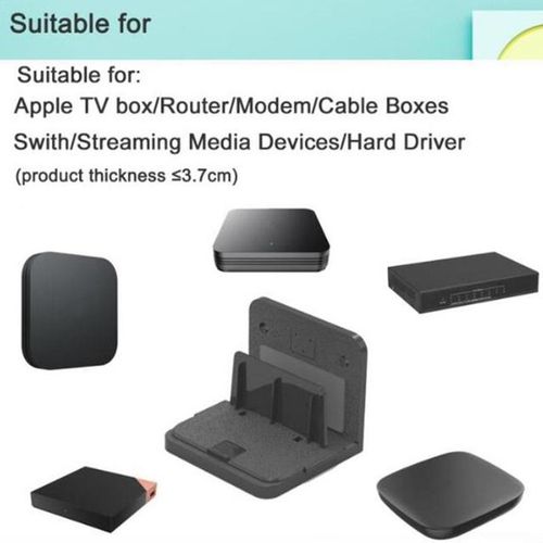 Wall Mount Bracket Holder For Tv Box Adjustable Holder For Set- Box Wall Mount Storage Tv Box Router Shelf